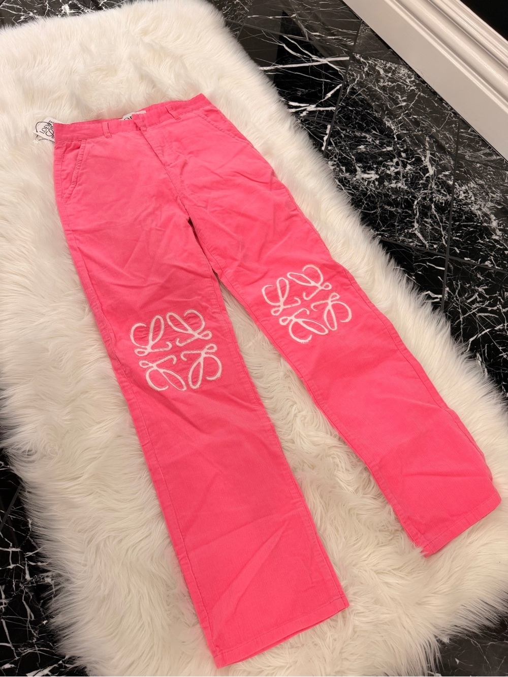 Loewe pink corduroy pants 💕